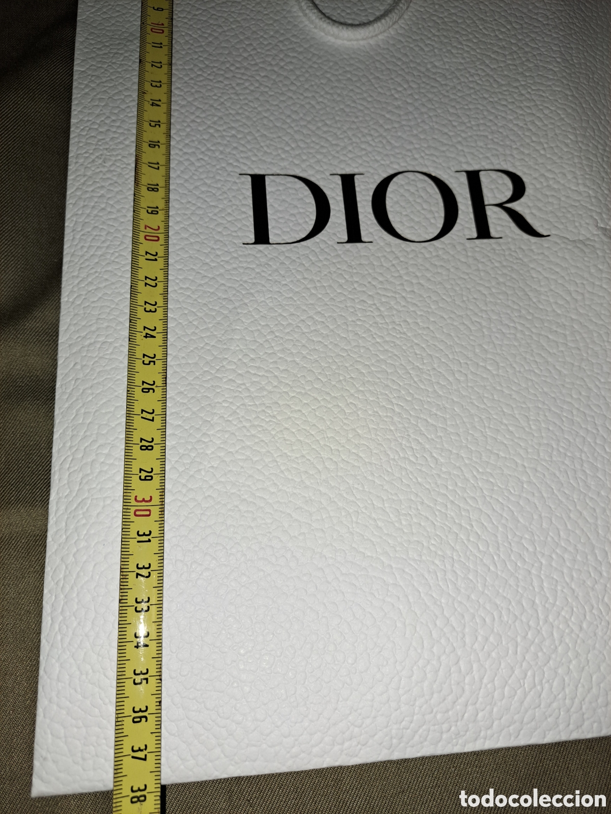 Segunda mano: BOLSA DIOR DE PAPEL 38X25 CM - Foto 5