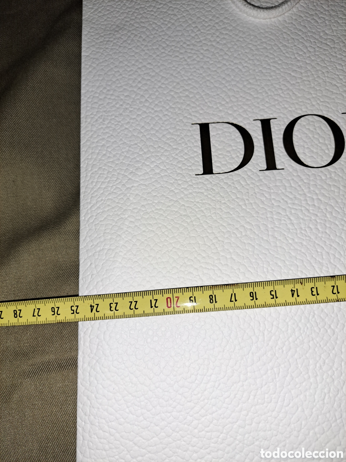 Segunda mano: BOLSA DIOR DE PAPEL 38X25 CM - Foto 6