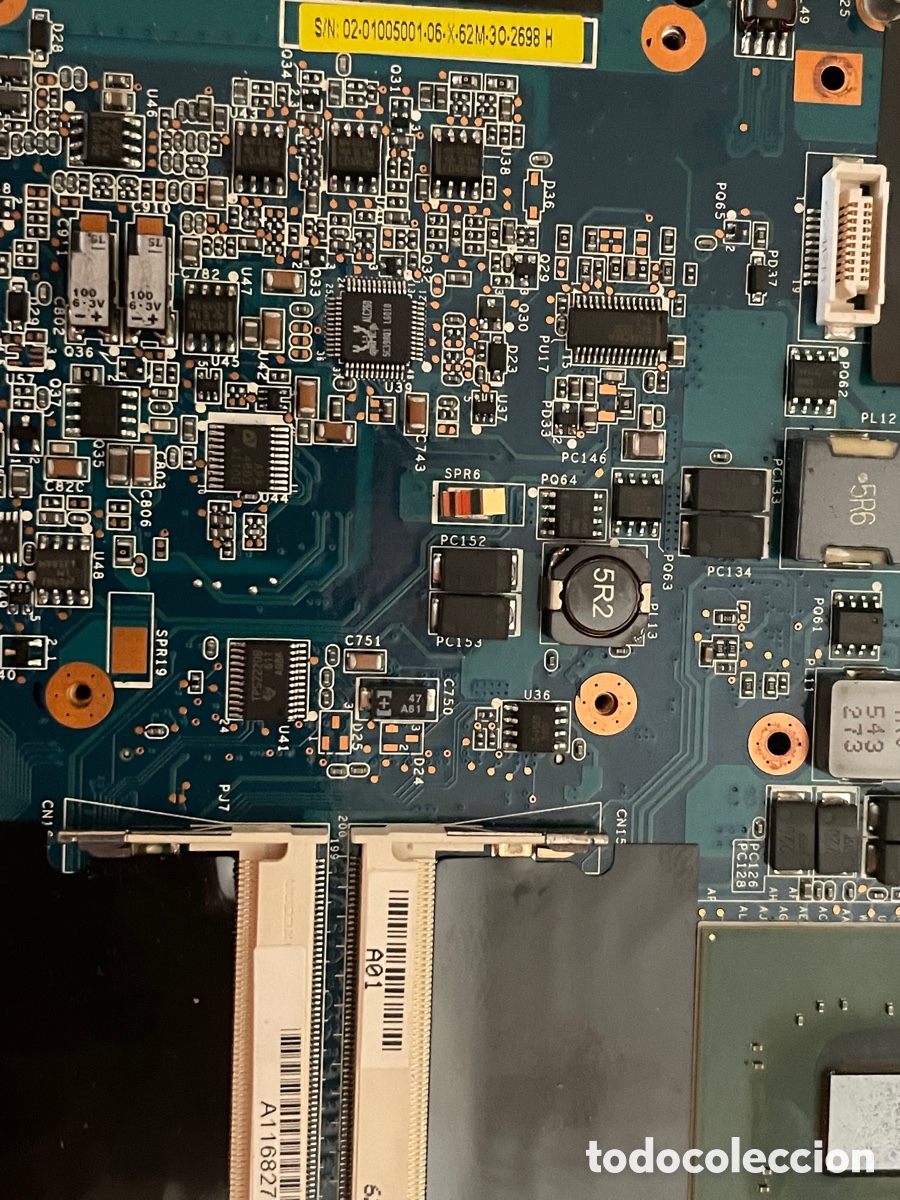 Segunda mano: Placa Base Sony Vaio VGN-FS, placa base Rev: 1,2 MS04-M, A1168157A - Foto 4