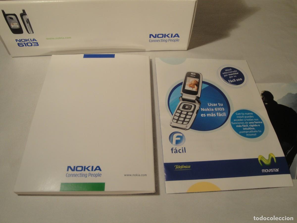 Segunda mano: Caja vac&iacute;a Nokia 6103 con libro instrucciones. Nueva. - Foto 7
