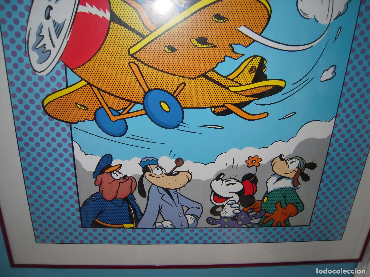 Segunda mano: Cuadro l&aacute;mina Mickey Mouse The Mail Pilot - Foto 4
