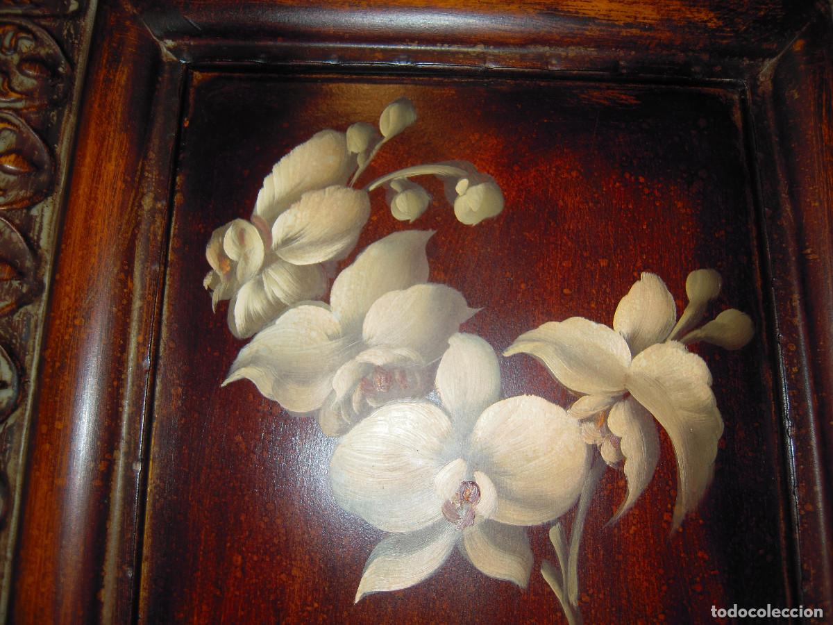 Segunda mano: Cuadro met&aacute;lico orqu&iacute;dea - Foto 3