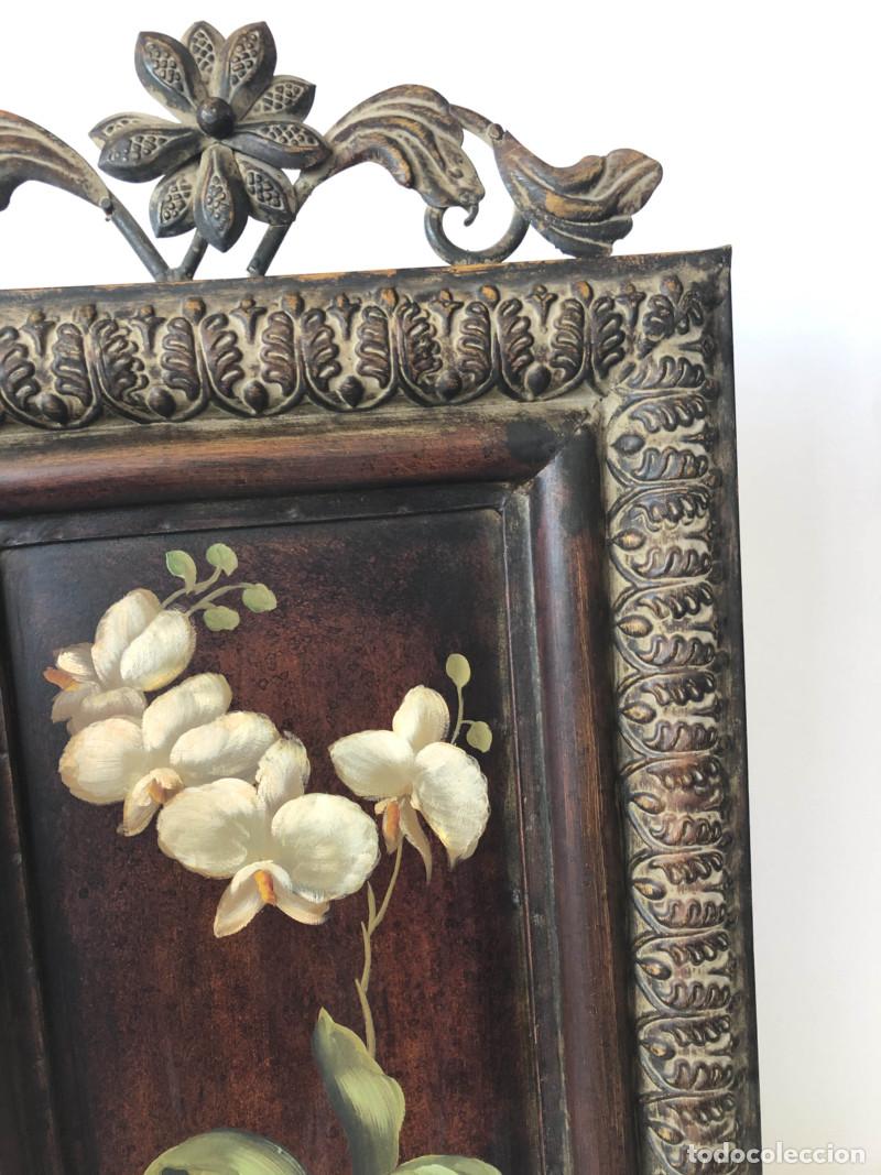 Segunda mano: Cuadro met&aacute;lico orqu&iacute;dea - Foto 8