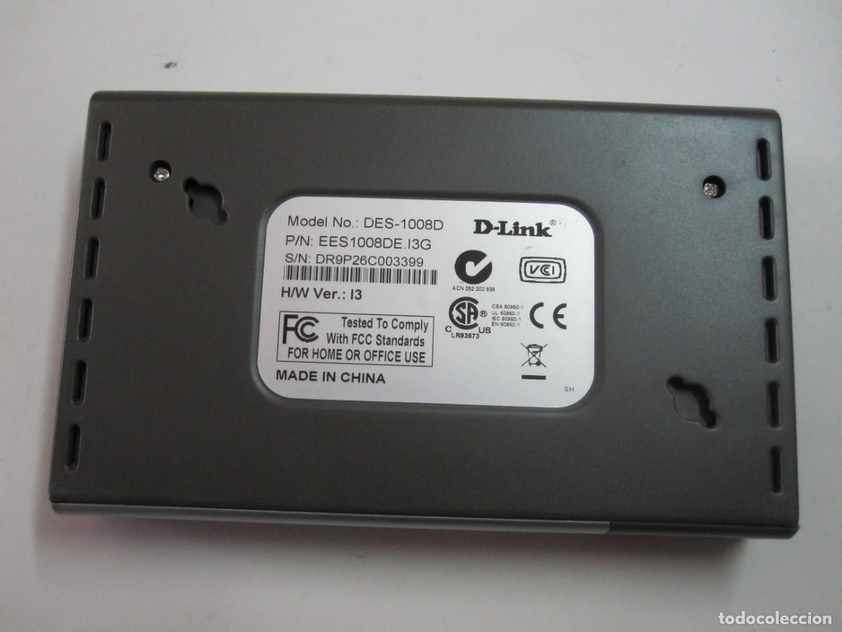 Segunda mano: Switch D-link Fast Ethernet 10/100 8 puertos DES 108D - Foto 3