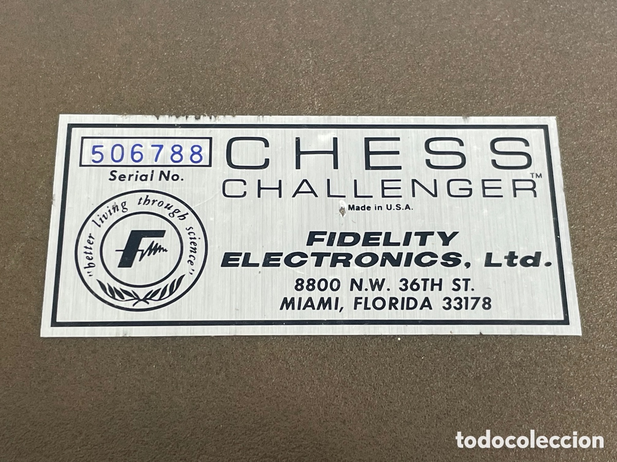 Segunda mano: Chess Challenger Fidelity Electronics Computer - Foto 9