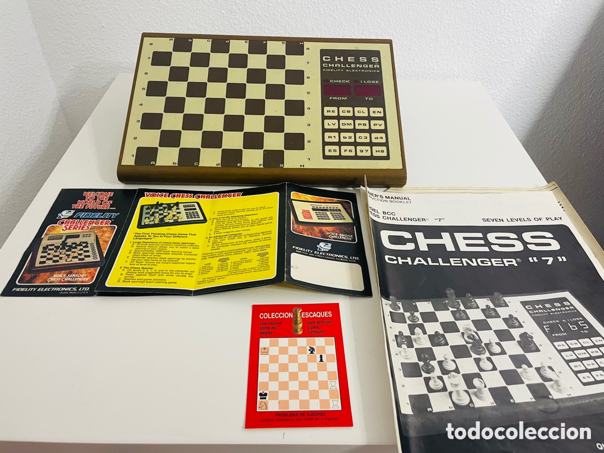 Segunda mano: Chess Challenger Fidelity Electronics Computer - Foto 1
