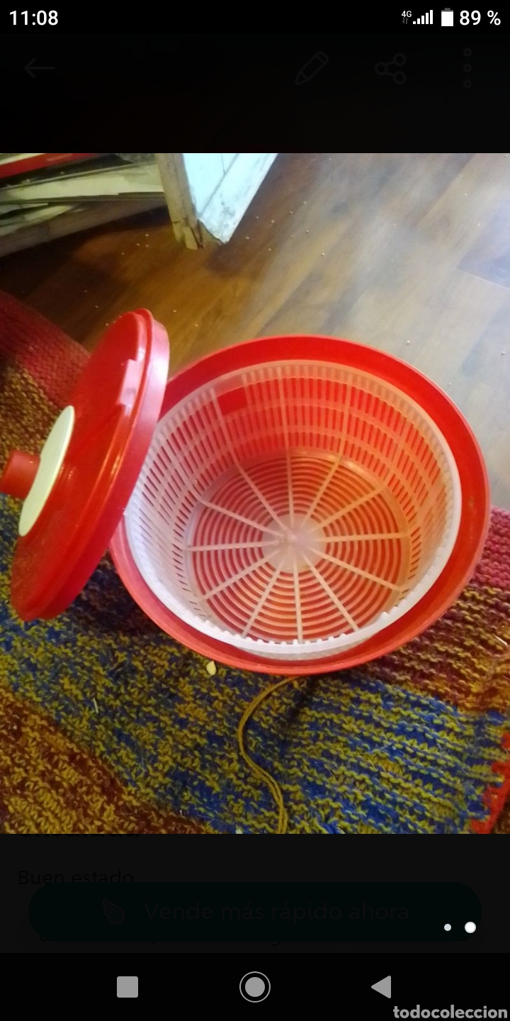 Segunda mano: Centrifugadora escurridor de ensalada - Foto 2