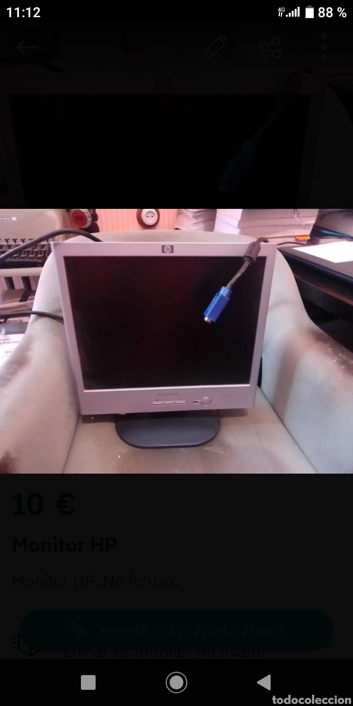 Segunda mano: Monitor HP ........... - Foto 1