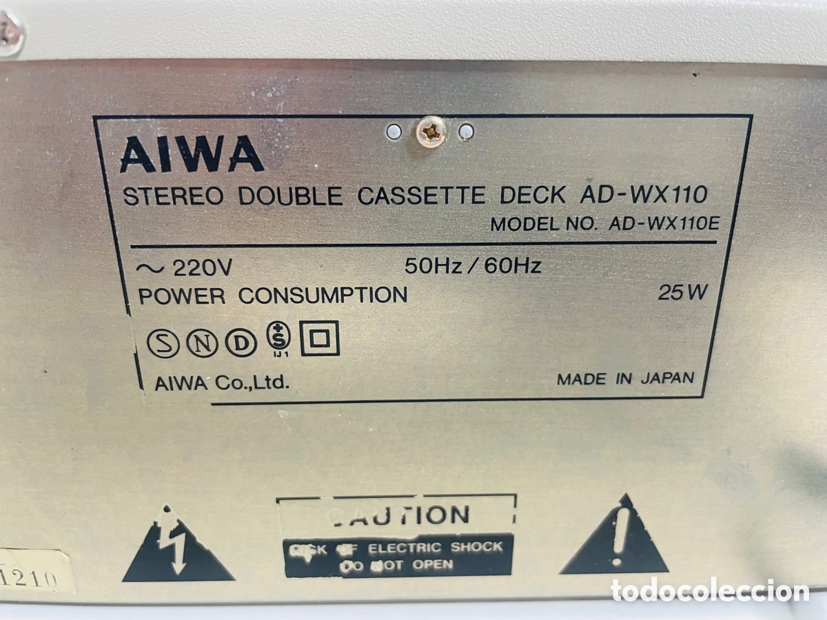 Segunda mano: Aiwa AD-WX110 - Foto 10