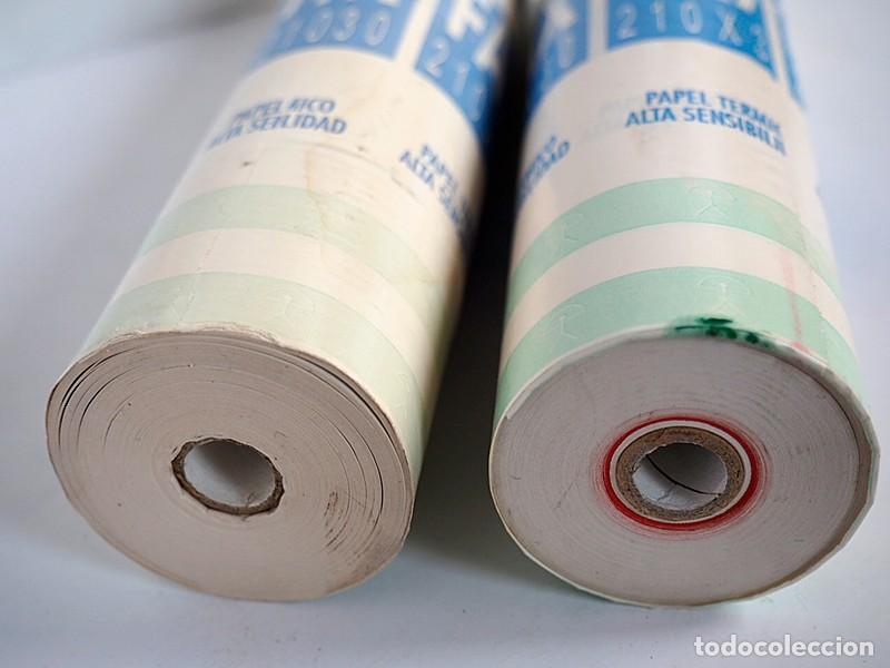 Segunda mano: 2 rollos de papel t&eacute;rmico para FAX - Foto 2