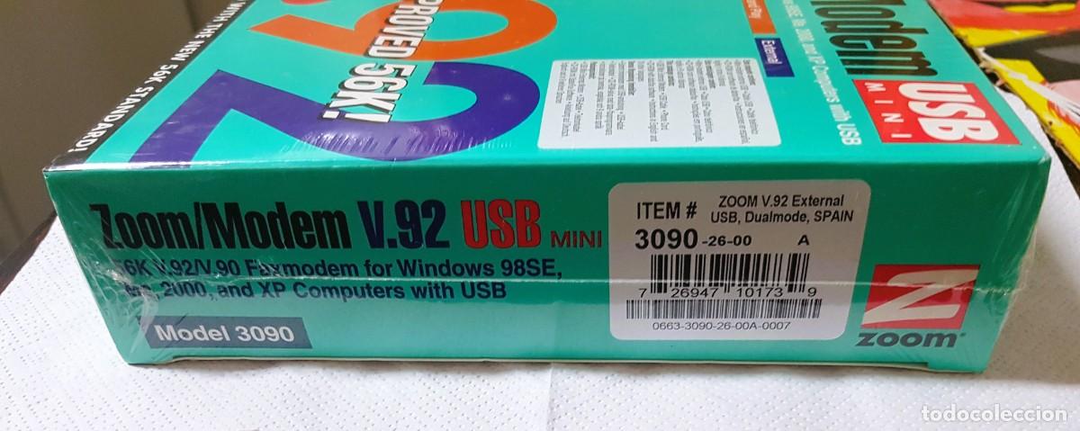 Segunda mano: ZOOM/MODEM V92 MODEL 3090/56K -PRECINTADO/A ESTRENAR- - Foto 2