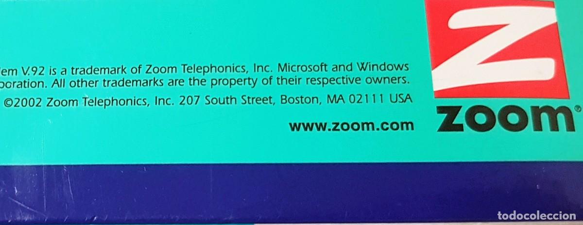 Segunda mano: ZOOM/MODEM V92 MODEL 3090/56K -PRECINTADO/A ESTRENAR- - Foto 6