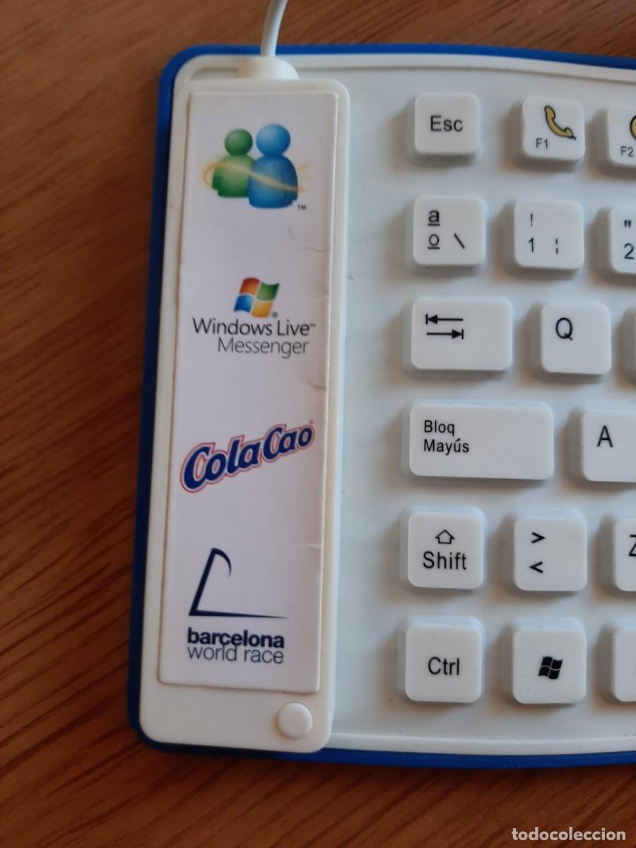 Segunda mano: TECLADO COLA CAO ENROLLABLE PARA PC. BARCELONA WORLD RACE - Foto 2