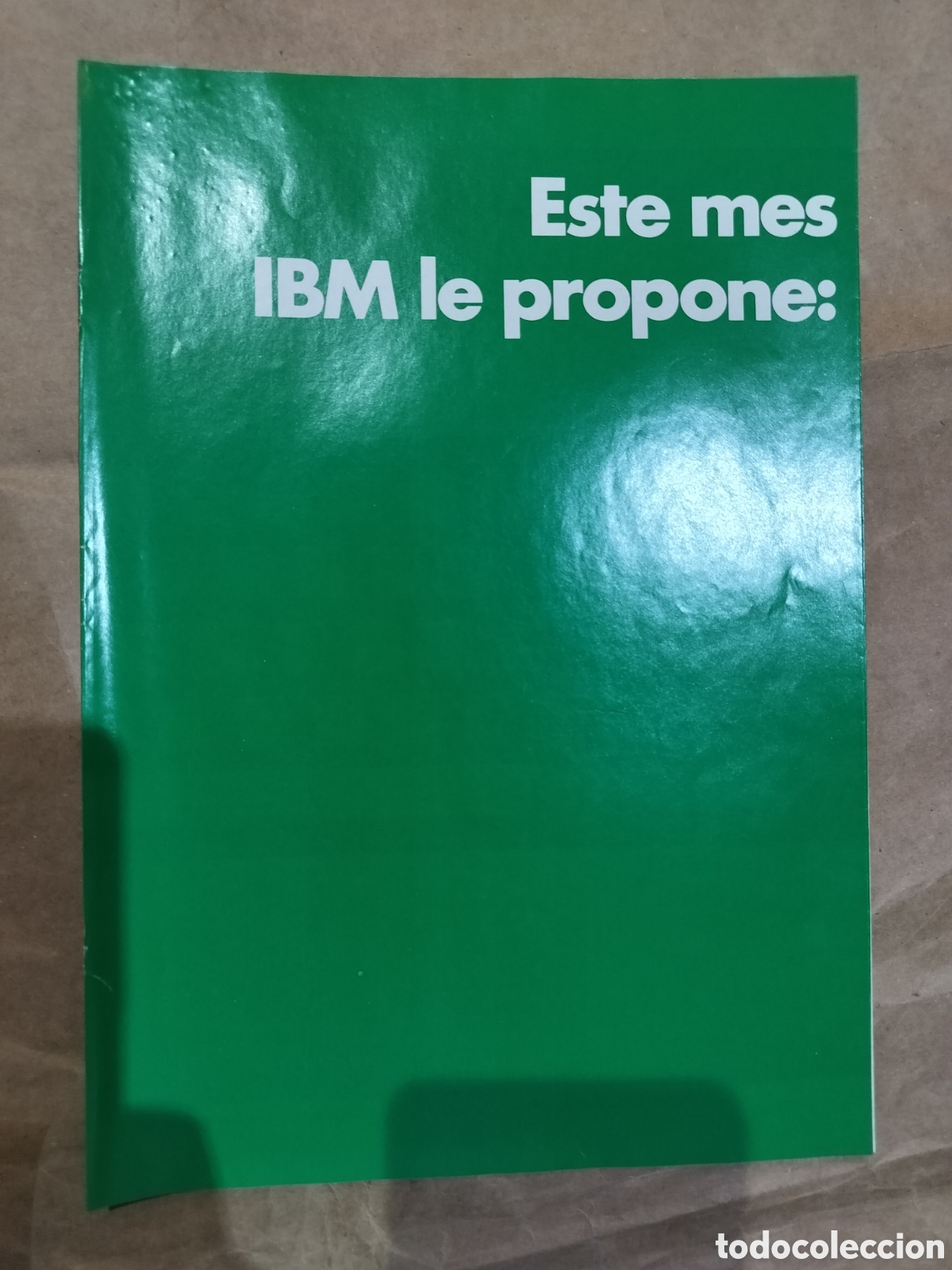 Segunda M&atilde;o: PROPAGANDA PRENSA ORDENADOR IBM A&Ntilde;OS 80 O 90 DESPLEGABLE RETRO INFORM&Aacute;TICA PUBLICIDAD VINTAGE
