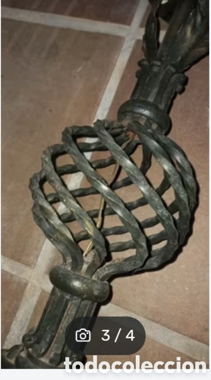 Segunda mano: Lampara de hierro forjado - Foto 2