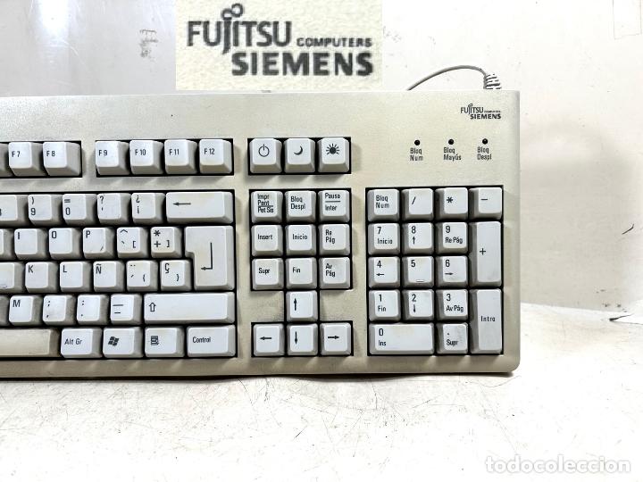 Seconda Mano: ANTIGUO TECLADO -FUJITSU-SIEMENS -MECANICO - ORDENADOR PC COMPUTADORA VINTAGE PS2 F3