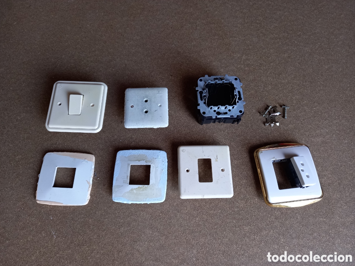 Segunda mano: Llave interruptor, enchufe y embellecedor - Foto 2