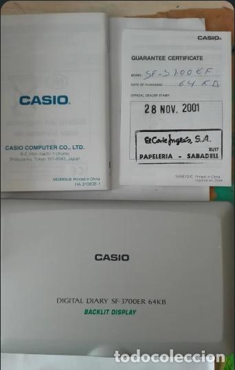 Segunda mano: Diario digital Casio vintage a&ntilde;o 2001 - Foto 4