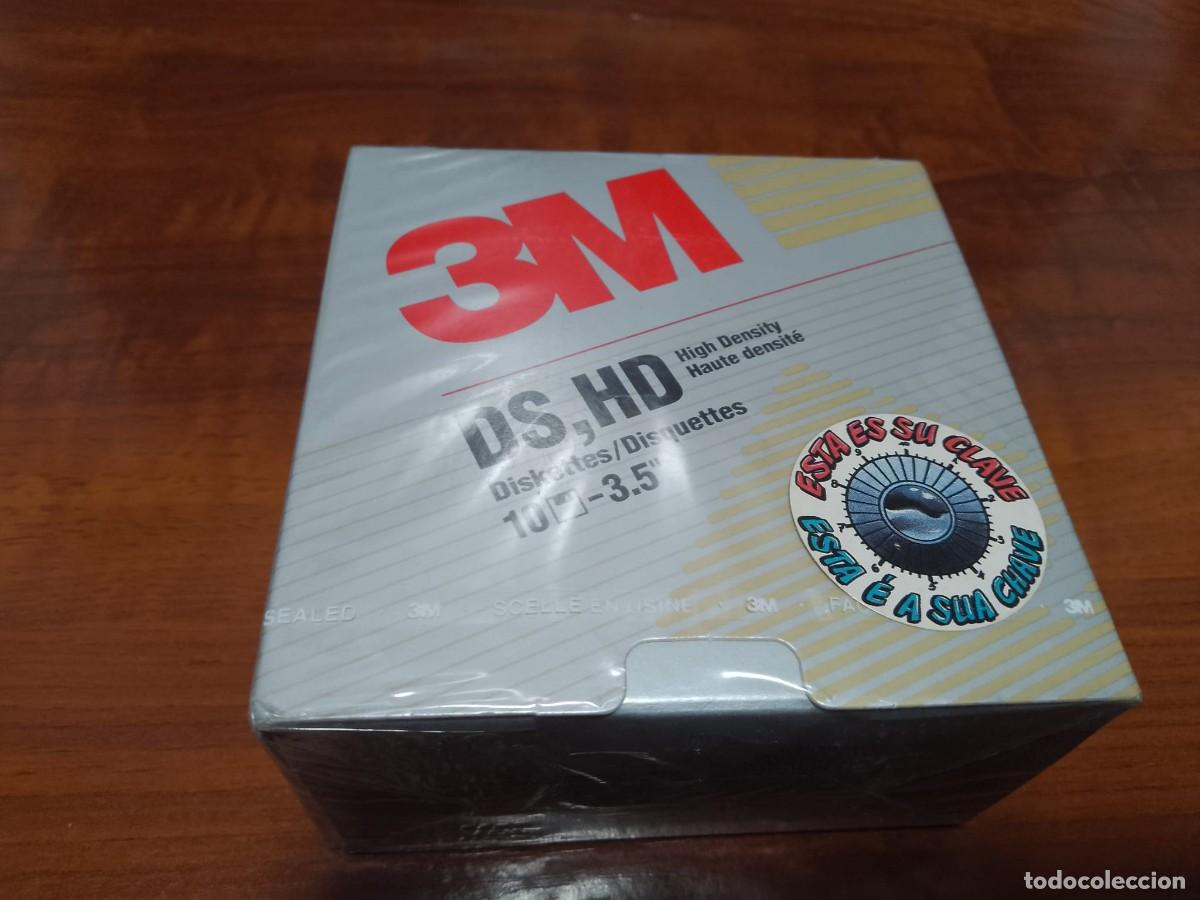 Segunda Mano: Caja 10 diskettes disquettes informatica 3,5&rdquo; 3M a estrenar