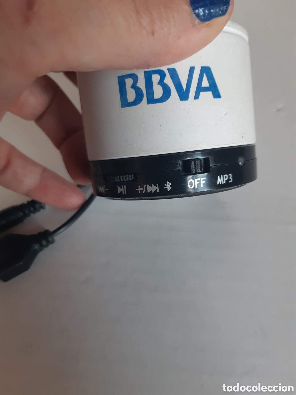 Segunda mano: Altavoz bluetooth BBVA. Bater&iacute;a recargable - Foto 4