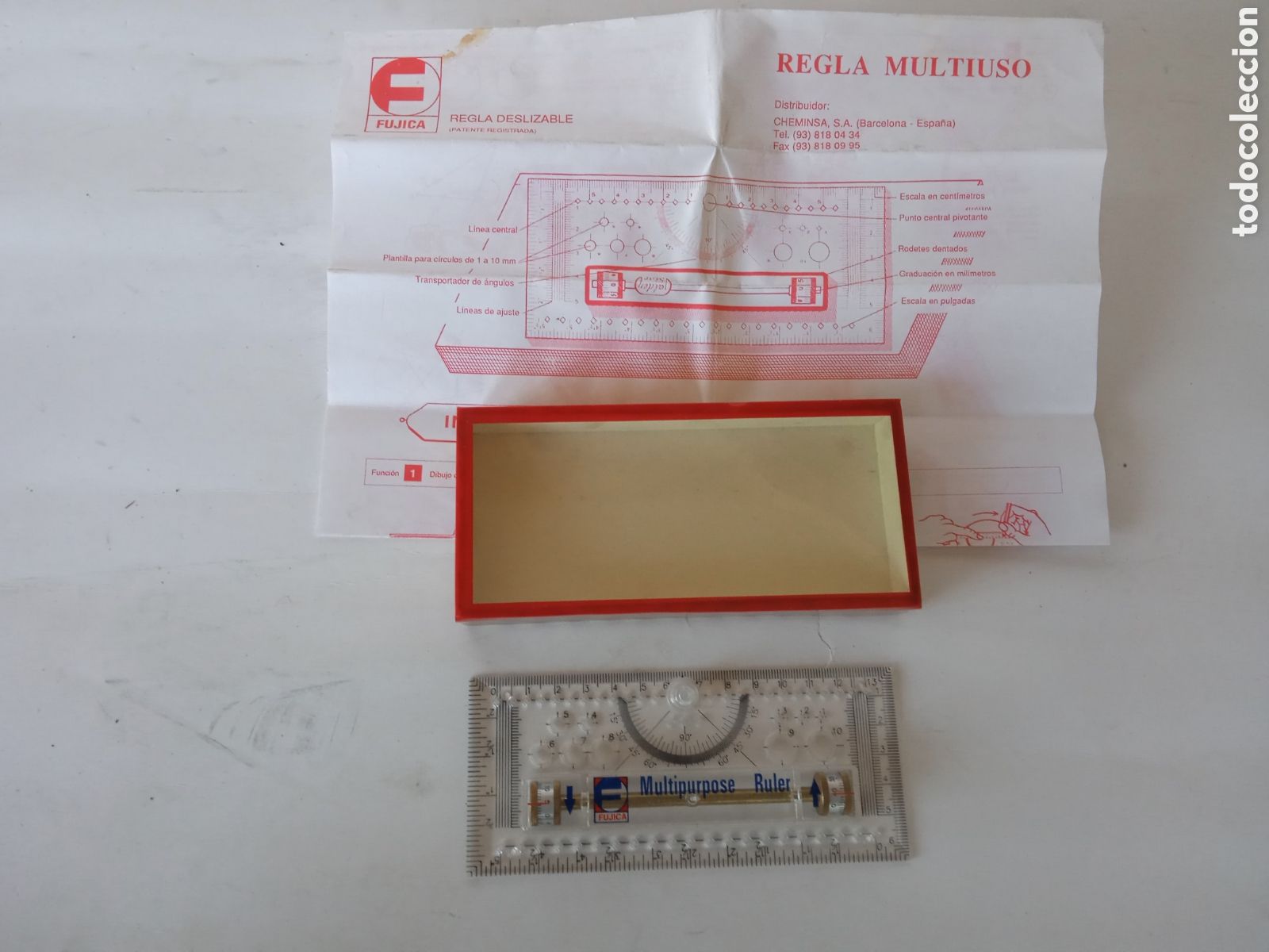 Segunda mano: REGLA MULTIUSOS FUJICA MULTIPURPOSE RULER - Foto 1