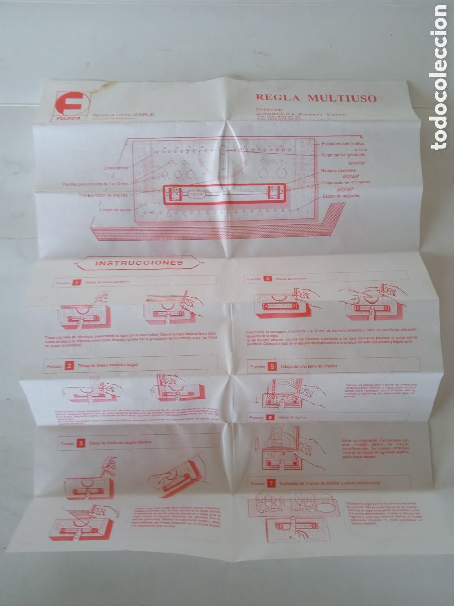 Segunda mano: REGLA MULTIUSOS FUJICA MULTIPURPOSE RULER - Foto 4