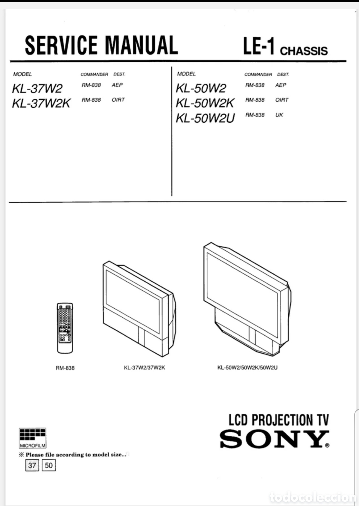 Segunda mano: Mando a distancia Sony LCD proyector TV Sony - Foto 5