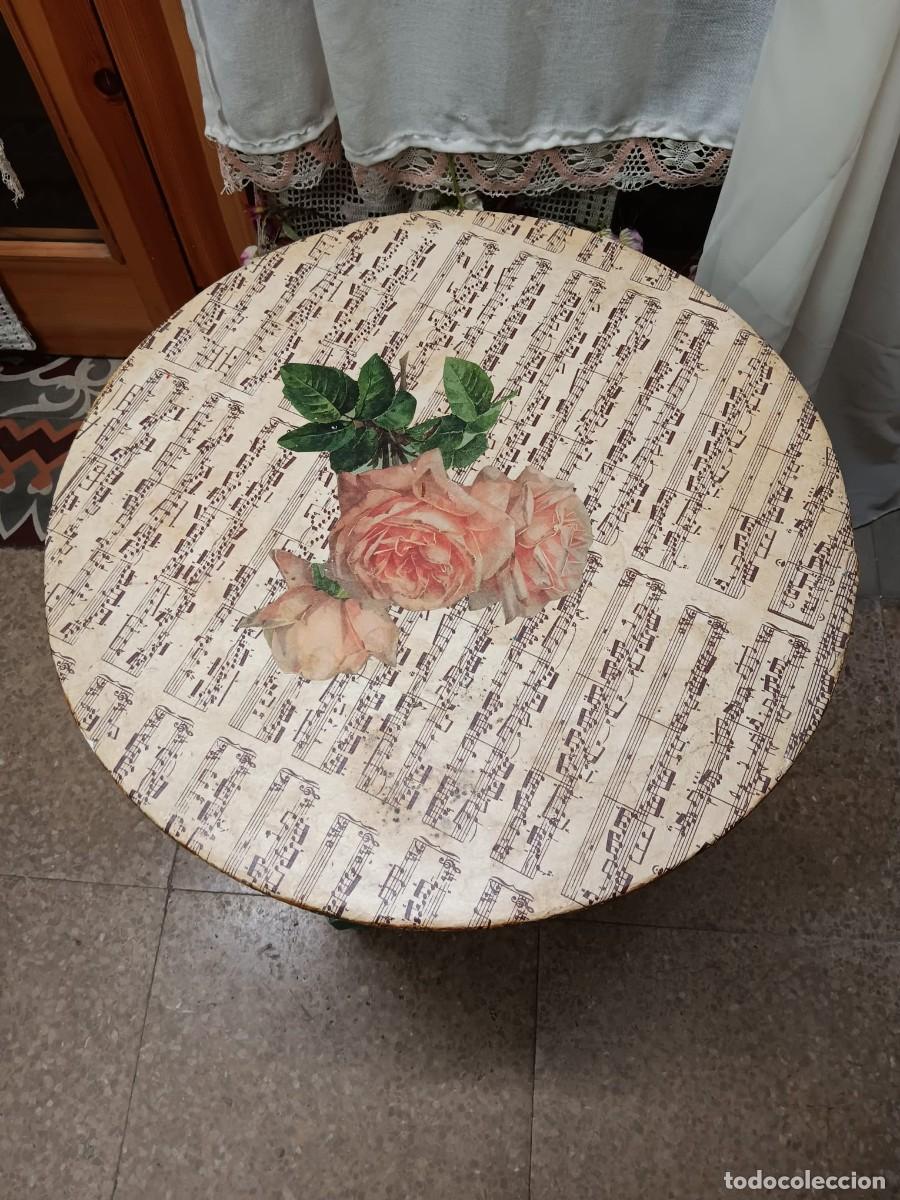 Segunda mano: MESITA vintage pintada a mano - Foto 3