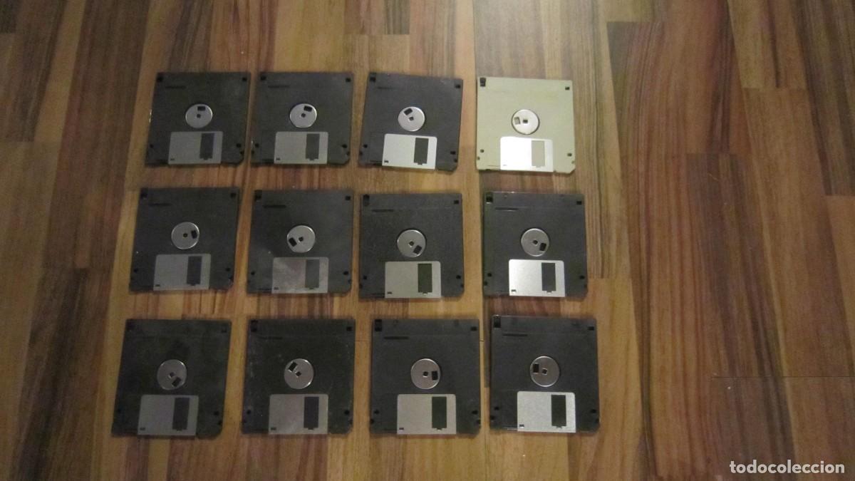 Segunda mano: 12 DISQUETES DE 3,5 PARA PC ANTIGUO - Foto 9
