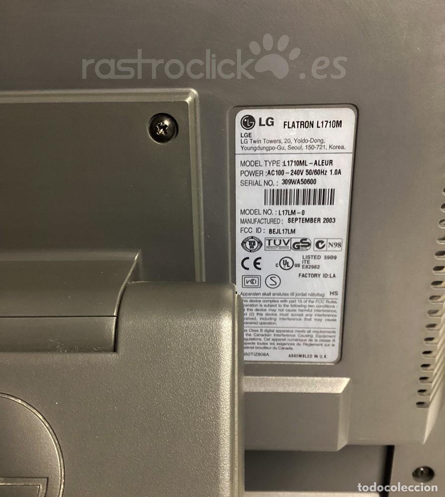 Segunda mano: Monitor Flatron 17&rdquo; LG L1710M Altavoces integrados - Foto 7