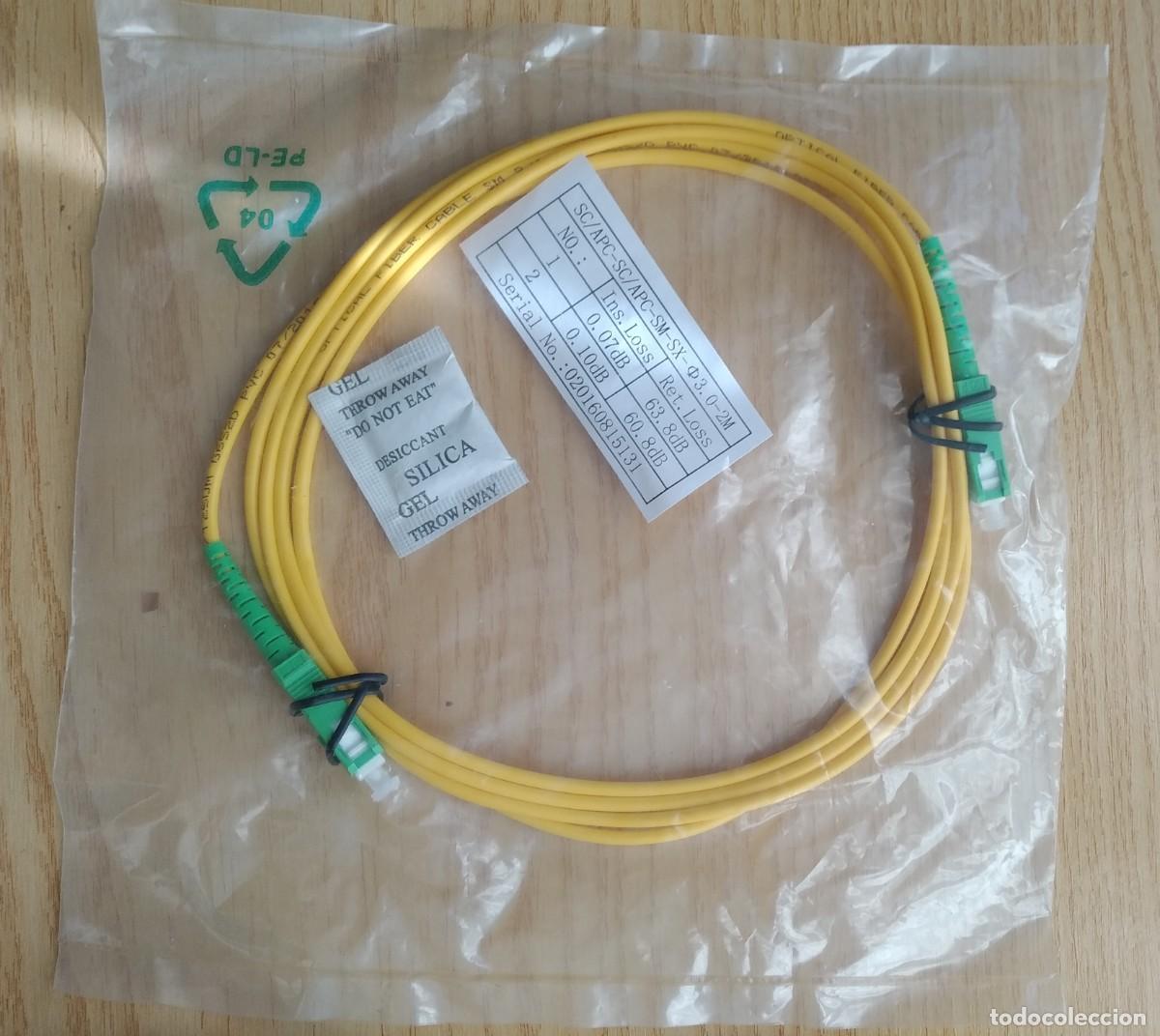 Segunda mano: CABLE DE FIBRA OPTICA CON CONECTOR - 2M - NUEVO SIN USAR - Foto 1
