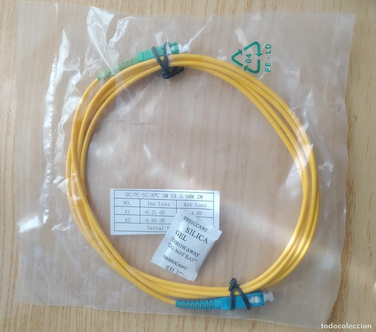 Segunda mano: CABLE DE FIBRA OPTICA CON CONECTOR - 2M - NUEVO SIN USAR - Foto 1