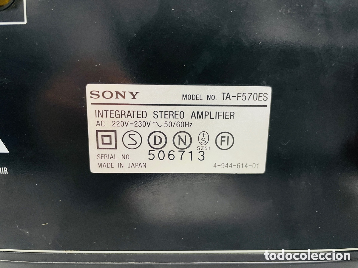 Amplificador Sony TA-F570 ES