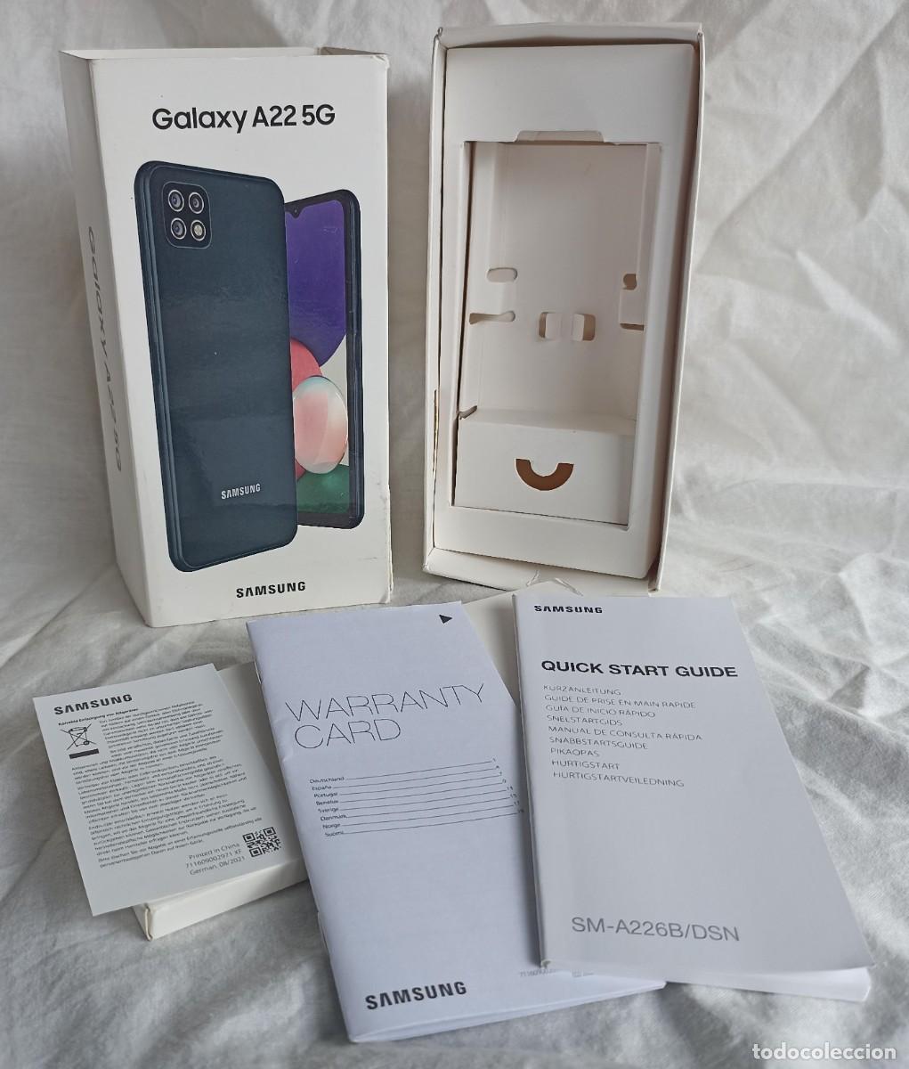 Segunda mano: Caja Samsung Galaxy A22 5G con manual - Foto 3