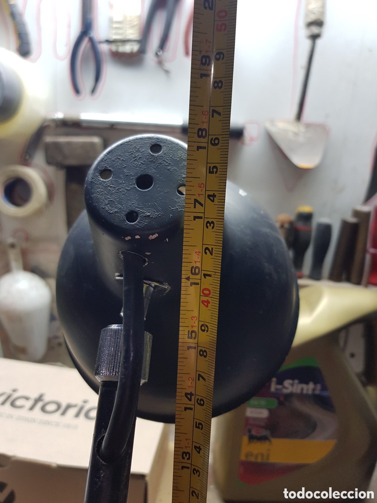 Segunda mano: Antiguo Flexo met&aacute;lico - Foto 7