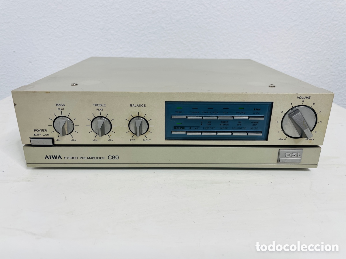 Segunda mano: Aiwa C80 Stereo Preamplifier - Foto 2