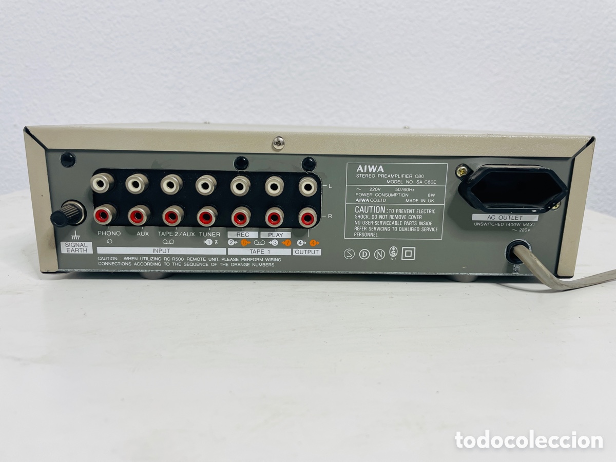 Segunda mano: Aiwa C80 Stereo Preamplifier - Foto 9