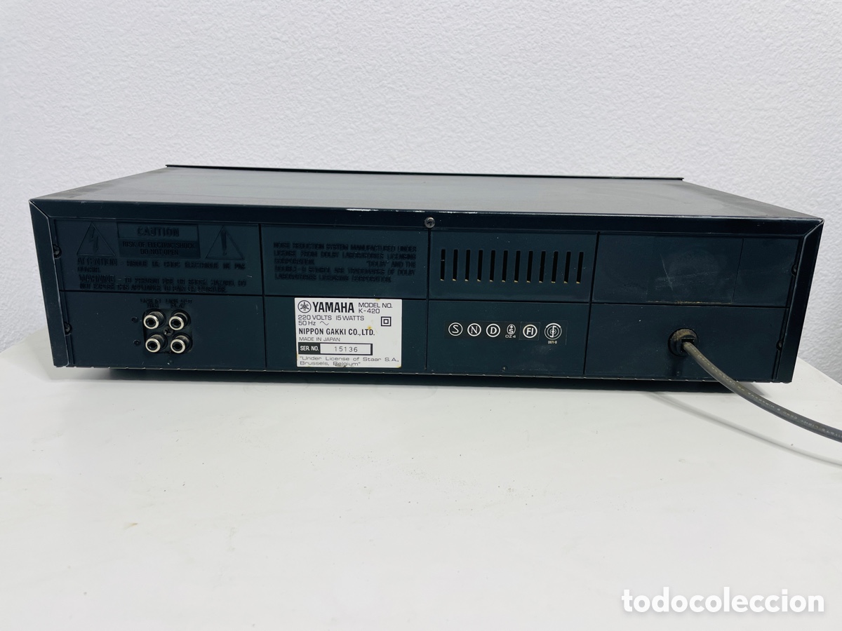 Segunda mano: Yamaha K-420 Cassette Deck 1985 - Foto 9