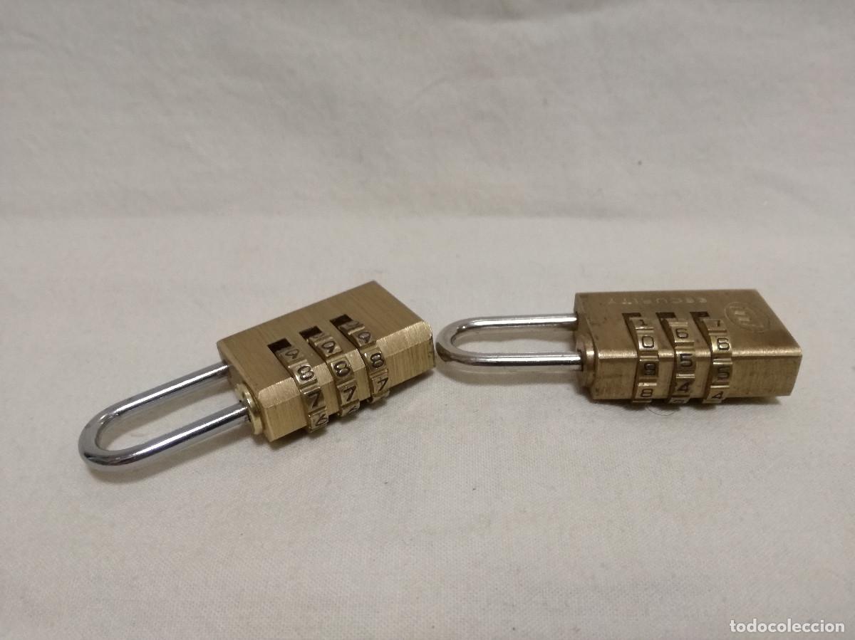 Segunda mano: LOTE DE 2 CANDADOS CANDADO DE COMBINACION NUMERICA REPROGRAMABLES - Foto 4