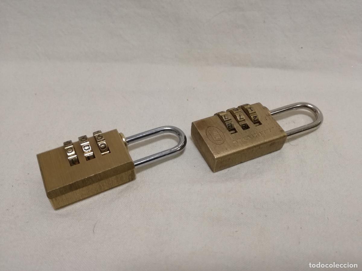 Segunda mano: LOTE DE 2 CANDADOS CANDADO DE COMBINACION NUMERICA REPROGRAMABLES - Foto 6