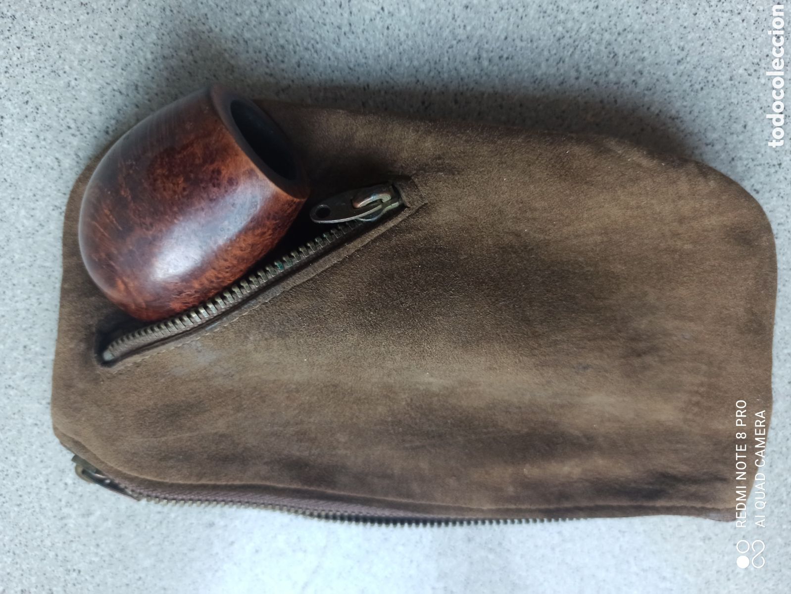 Segunda mano: Bolsa de ante para pipa. Vintage - Foto 5