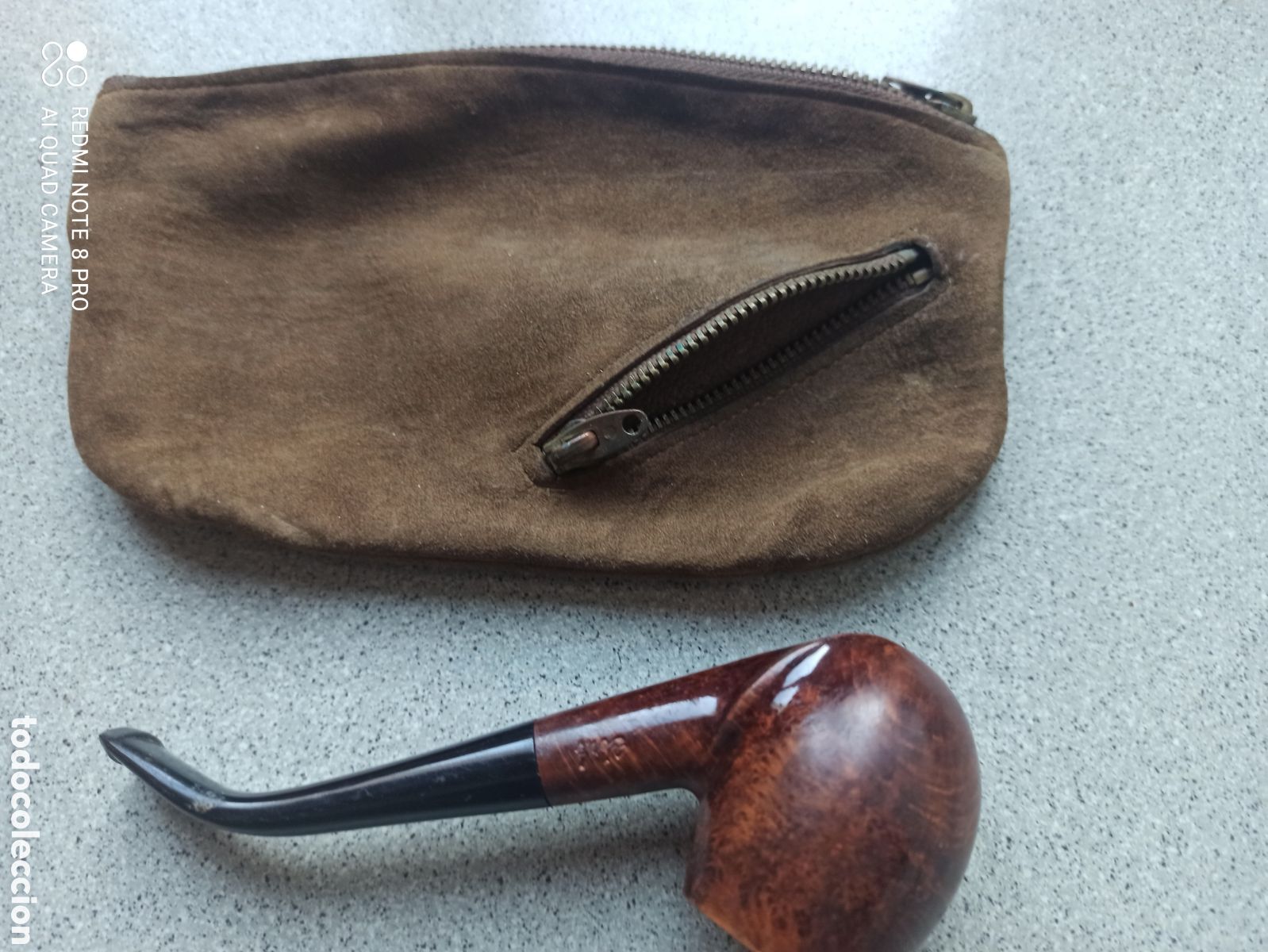 Segunda mano: Bolsa de ante para pipa. Vintage - Foto 2