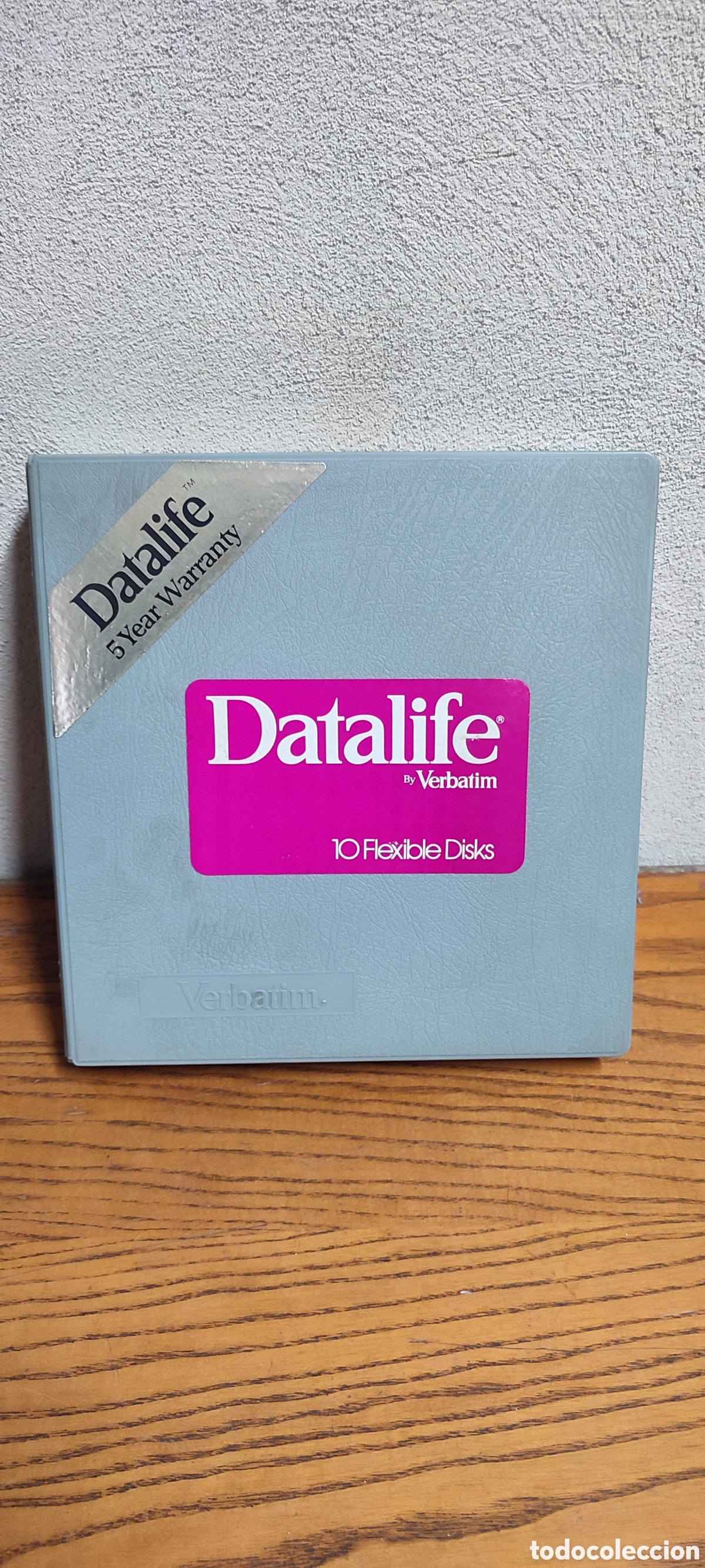 Seconda Mano: Caja verbatim datalife con 10 discos, disquetes, disquettes, flexibles, Floppy de 8 pulgadas.