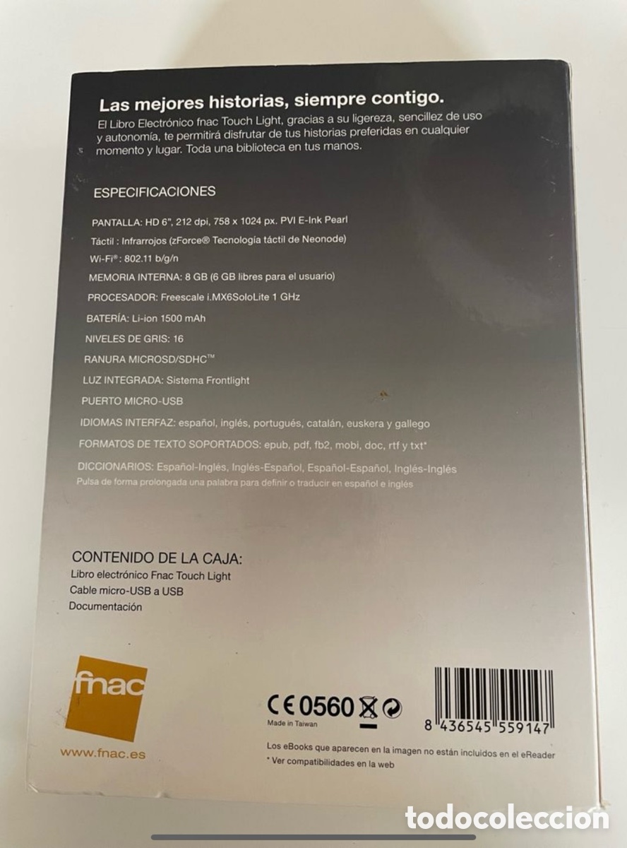 Fnac Touch, el nuevo lector de libros electrónicos de Fnac