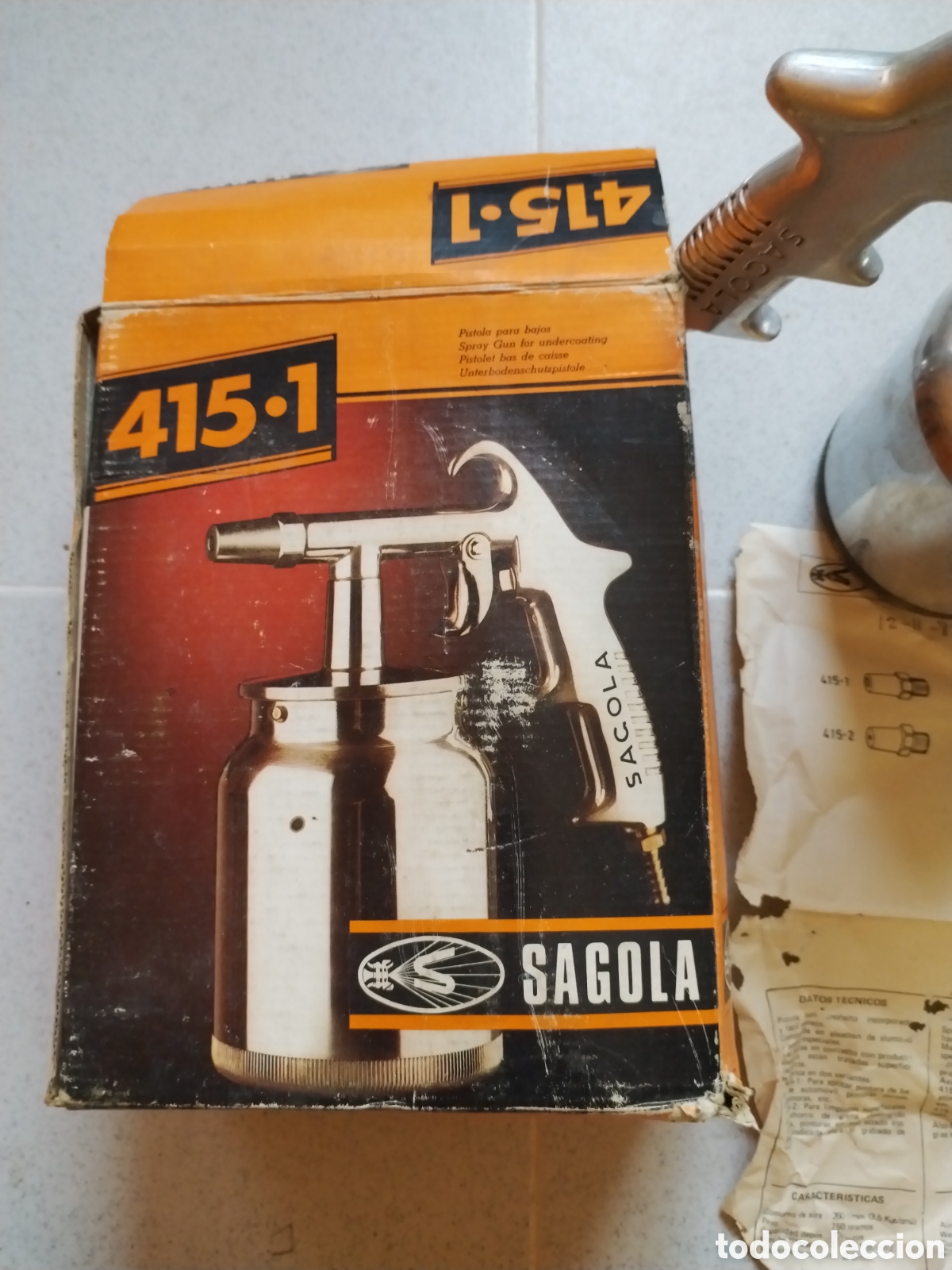 Segunda mano: Pistola de pintar bajos sagola - Foto 8