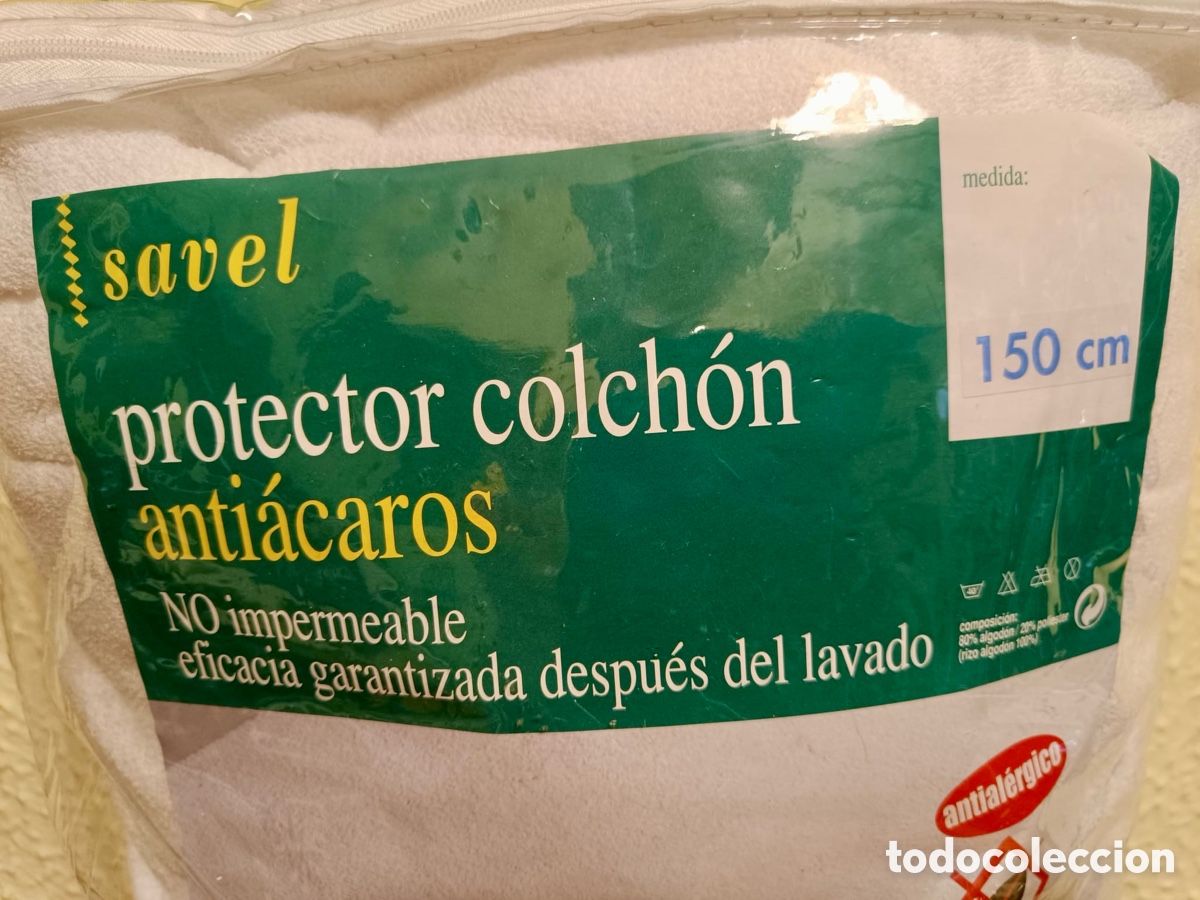 Segunda mano: Protector de colch&oacute;n 150 cm NUEVO - Foto 4