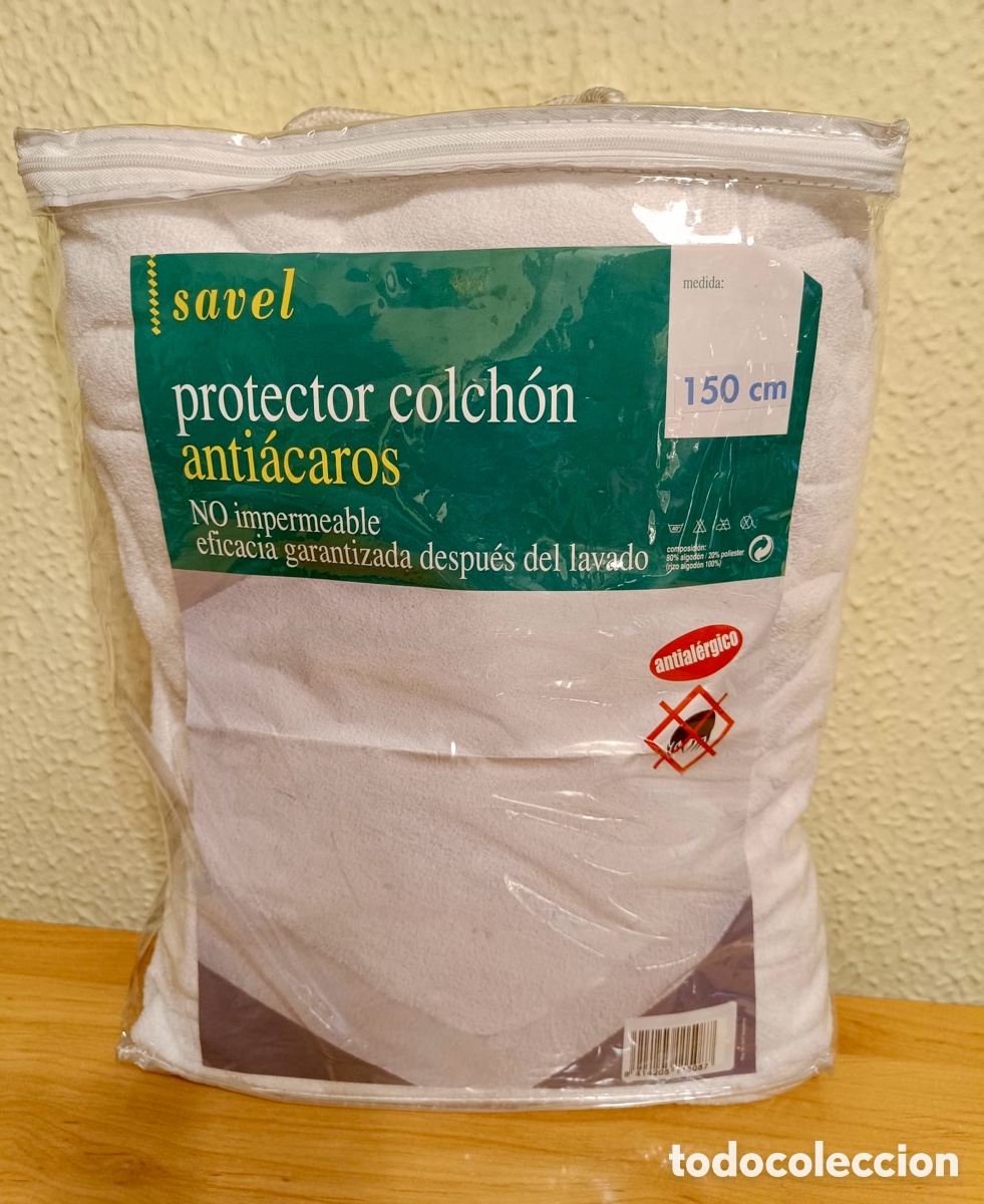 Segunda mano: Protector de colch&oacute;n 150 cm NUEVO - Foto 1