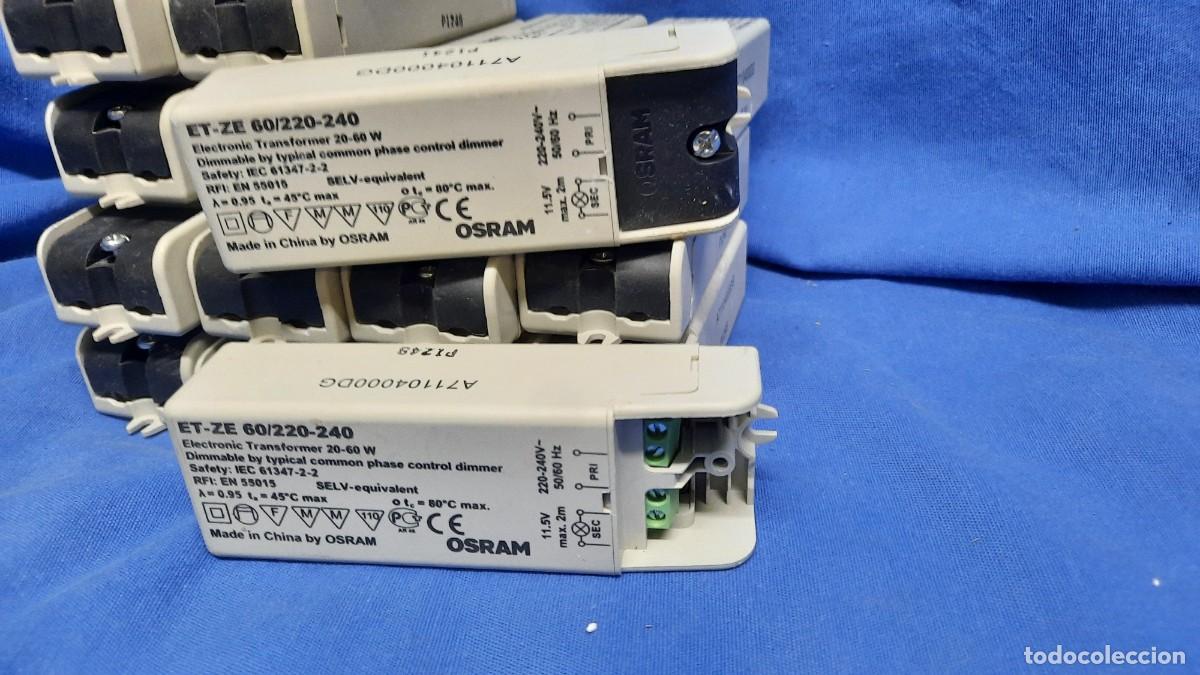 Segunda mano: 18 TRANSFORMADORES ELECTR&Oacute;NICOS OSRAM ET-ZE 60/220-240 - Foto 2