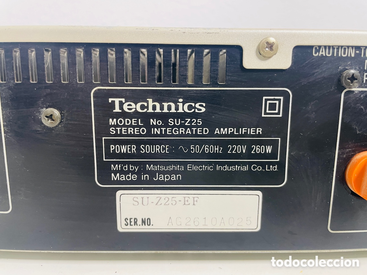 Segunda mano: Technics SU-Z25 para reparar - Foto 10