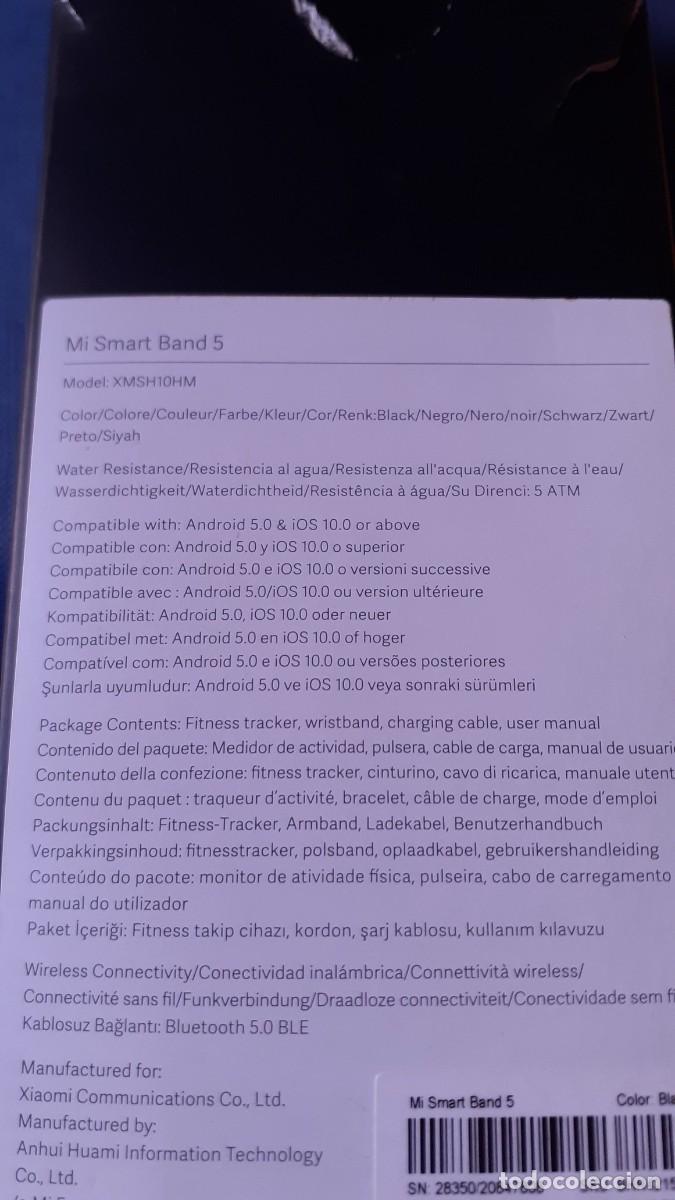 Segunda mano: CAJA VACIA Xiaomi Mi Band 5 - Foto 4